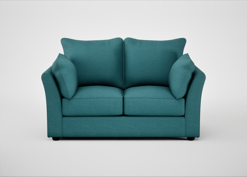 Tailor 2 Seater Sofa Brushed Cotton Cadet / Black