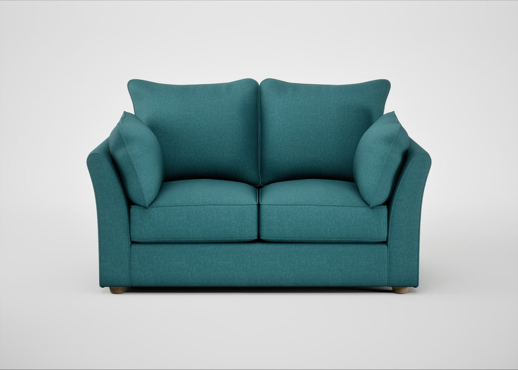 Tailor 2 Seater Sofa Brushed Cotton Cadet / Natural