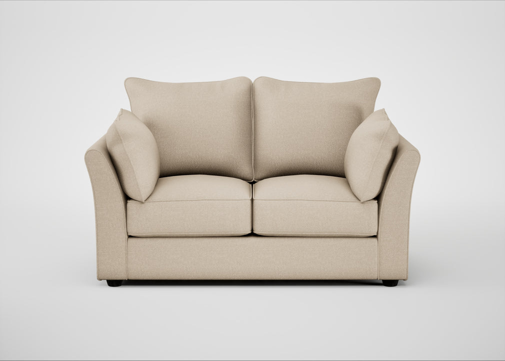 Tailor 2 Seater Sofa Brushed Cotton Oat / Black