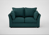 Tailor 2 Seater Sofa Brushed Cotton Pine / Black