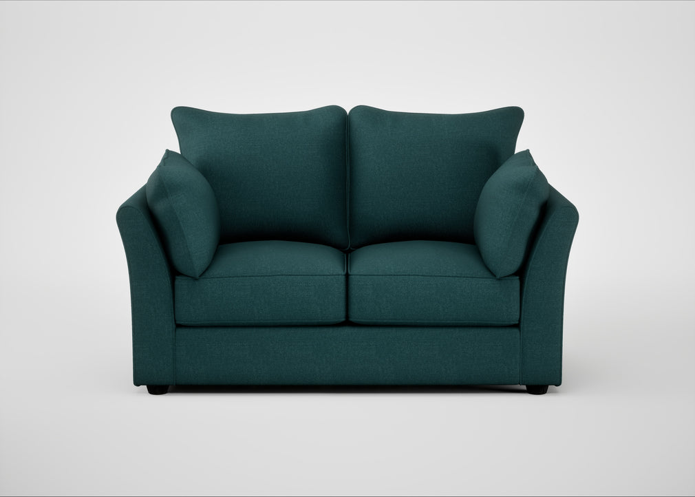 Tailor 2 Seater Sofa Brushed Cotton Pine / Black