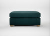 Torino Footstool Brushed Cotton Pine / Natural