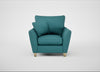 Torino Armchair Brushed Cotton Cadet / Natural