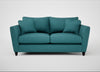 Torino 3 Seater Sofa Brushed Cotton Cadet / Black