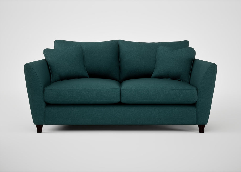 Torino 3 Seater Sofa Brushed Cotton Pine / Black