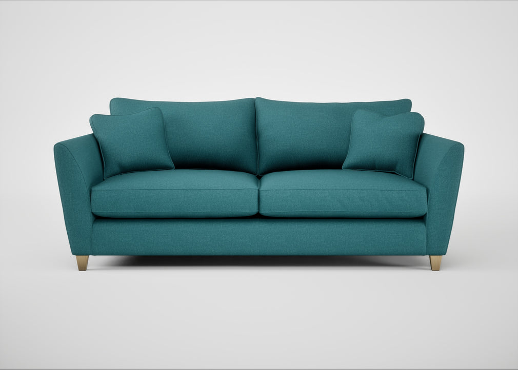 Torino 4 Seater Sofa Brushed Cotton Cadet / Natural