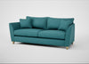 Torino 4 Seater Sofa Brushed Cotton Cadet / Natural