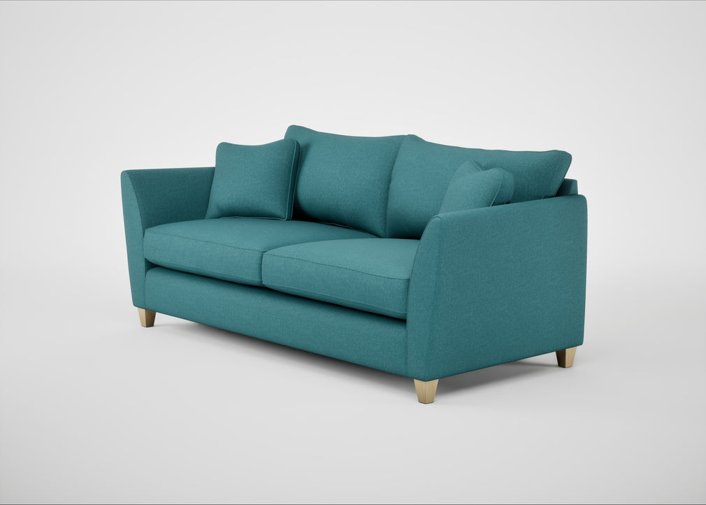 Torino 4 Seater Sofa Brushed Cotton Cadet / Natural