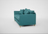 Torino 4 Seater Sofa Brushed Cotton Cadet / Natural