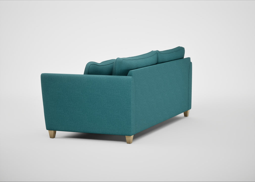 Torino 4 Seater Sofa Brushed Cotton Cadet / Natural