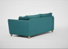 Torino 4 Seater Sofa Brushed Cotton Cadet / Natural