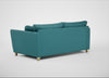 Torino 4 Seater Sofa Brushed Cotton Cadet / Natural