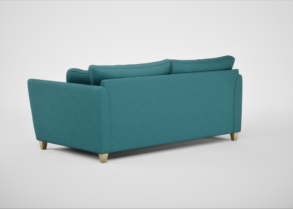 Torino 4 Seater Sofa Brushed Cotton Cadet / Natural