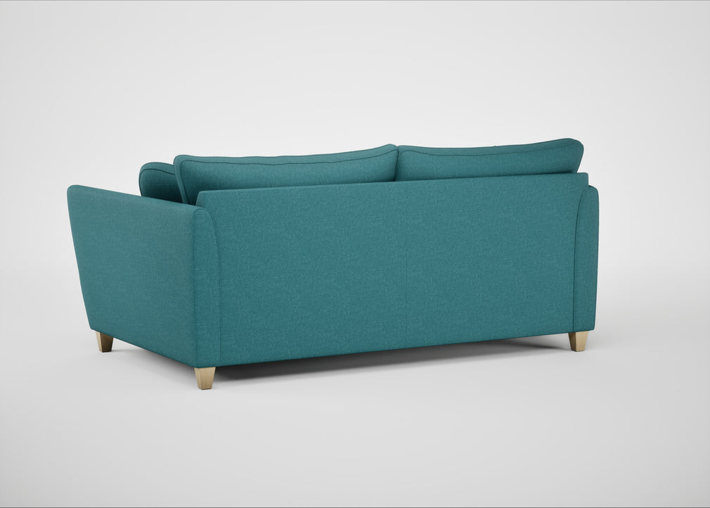 Torino 4 Seater Sofa Brushed Cotton Cadet / Natural