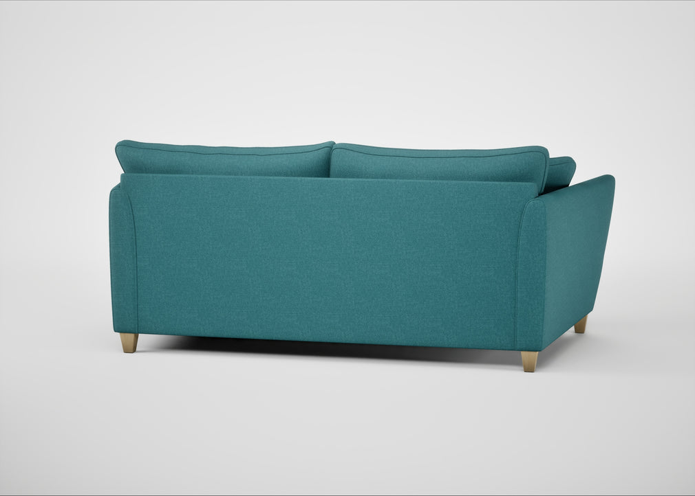 Torino 4 Seater Sofa Brushed Cotton Cadet / Natural
