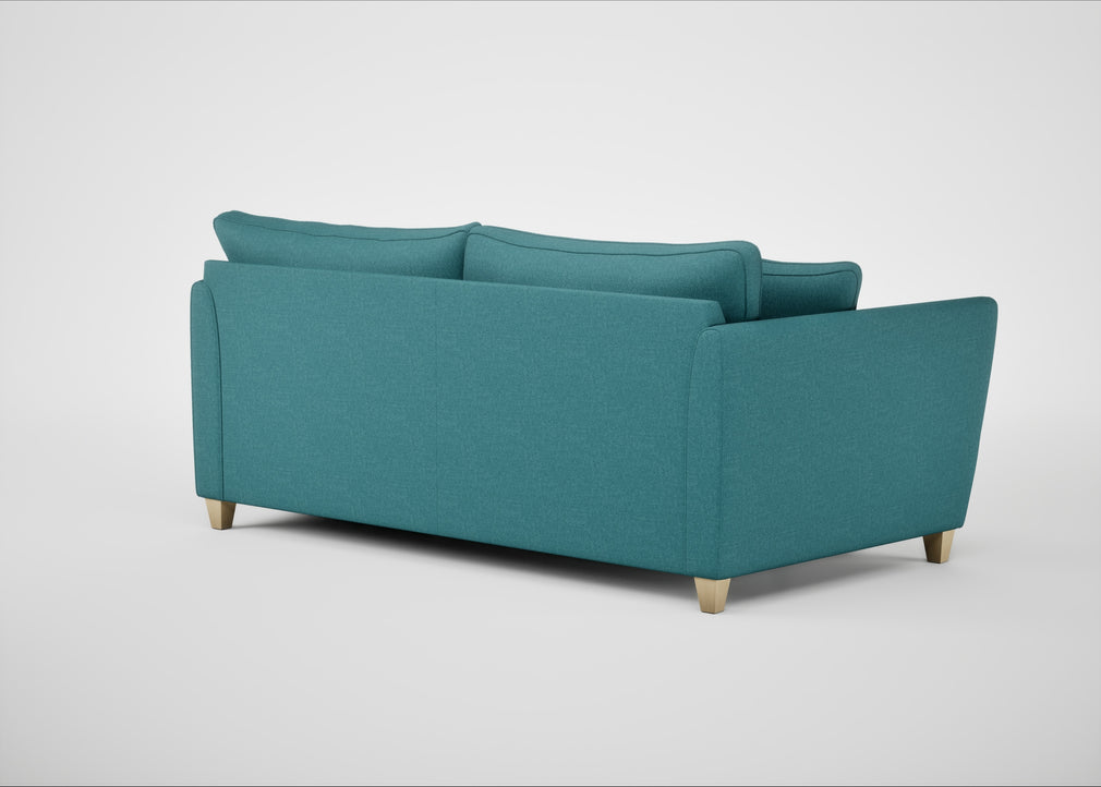 Torino 4 Seater Sofa Brushed Cotton Cadet / Natural
