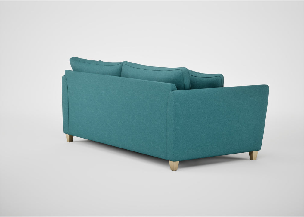 Torino 4 Seater Sofa Brushed Cotton Cadet / Natural