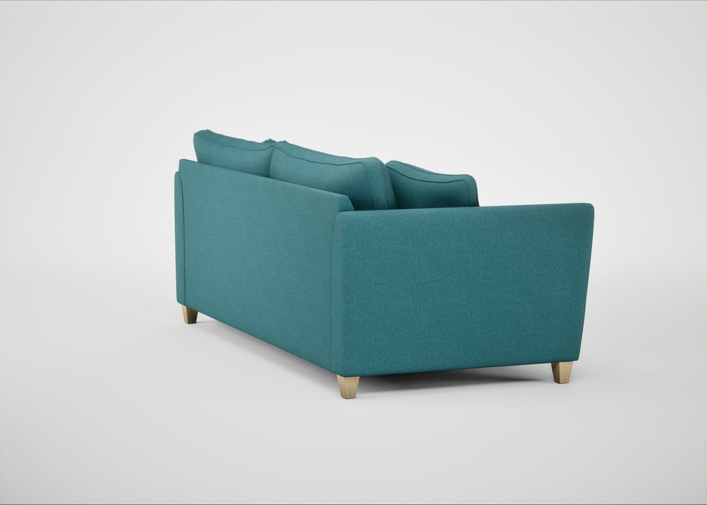 Torino 4 Seater Sofa Brushed Cotton Cadet / Natural