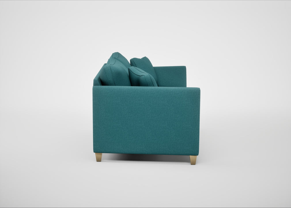Torino 4 Seater Sofa Brushed Cotton Cadet / Natural