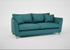 Torino 4 Seater Sofa Brushed Cotton Cadet / Natural