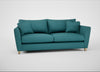 Torino 4 Seater Sofa Brushed Cotton Cadet / Natural