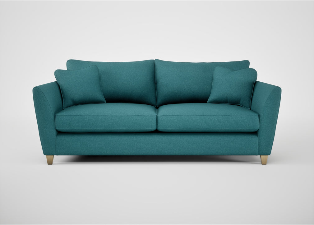 Torino 4 Seater Sofa Brushed Cotton Cadet / Natural