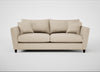 Torino 4 Seater Sofa Brushed Cotton Oat / Black