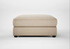 Tailor Square Footstool Brushed Cotton Oat / Black