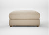 Tailor Square Footstool Brushed Cotton Oat / Natural