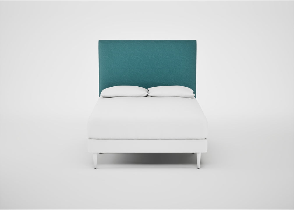 Newman Headboard Double / Brushed Cotton Cadet