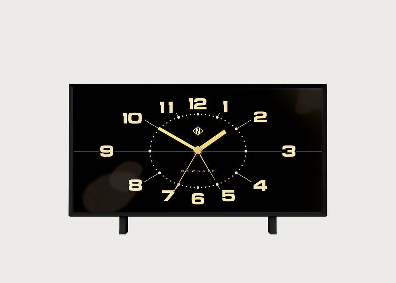 Wideboy Clock Black