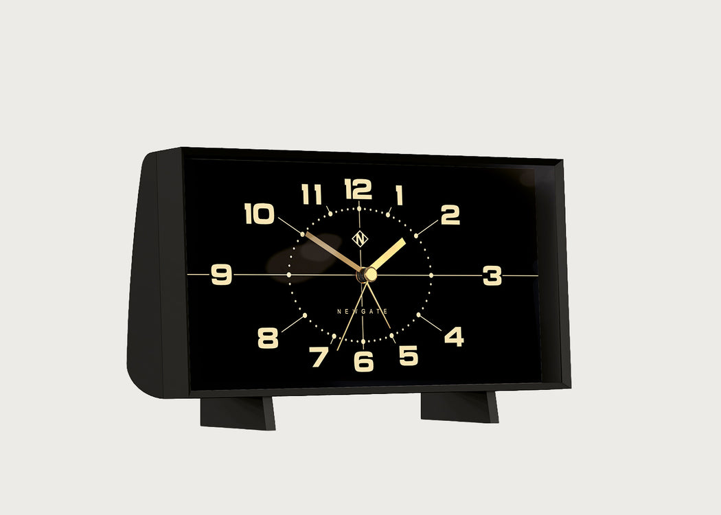 Wideboy Clock Black