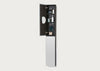 Slim Bathroom Cabinet with Mirror Tall