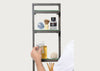 Bathroom Wall Mounted Shelves Dark Oak