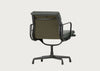 Eames EA208 Soft Pad Chair Leather Premium Jade Deep Black Base New Height