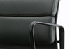 Eames EA208 Soft Pad Chair Leather Premium Jade Deep Black Base New Height