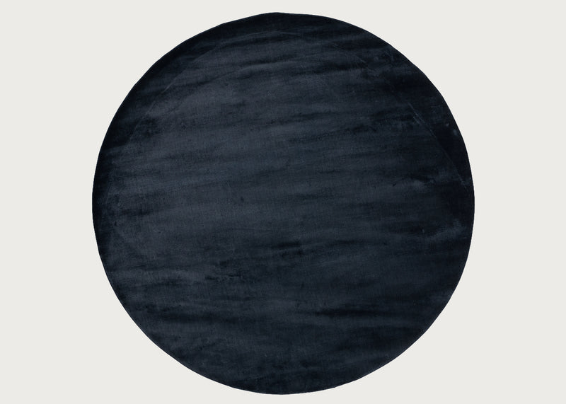 Lucens 200cm Round Rug Navy