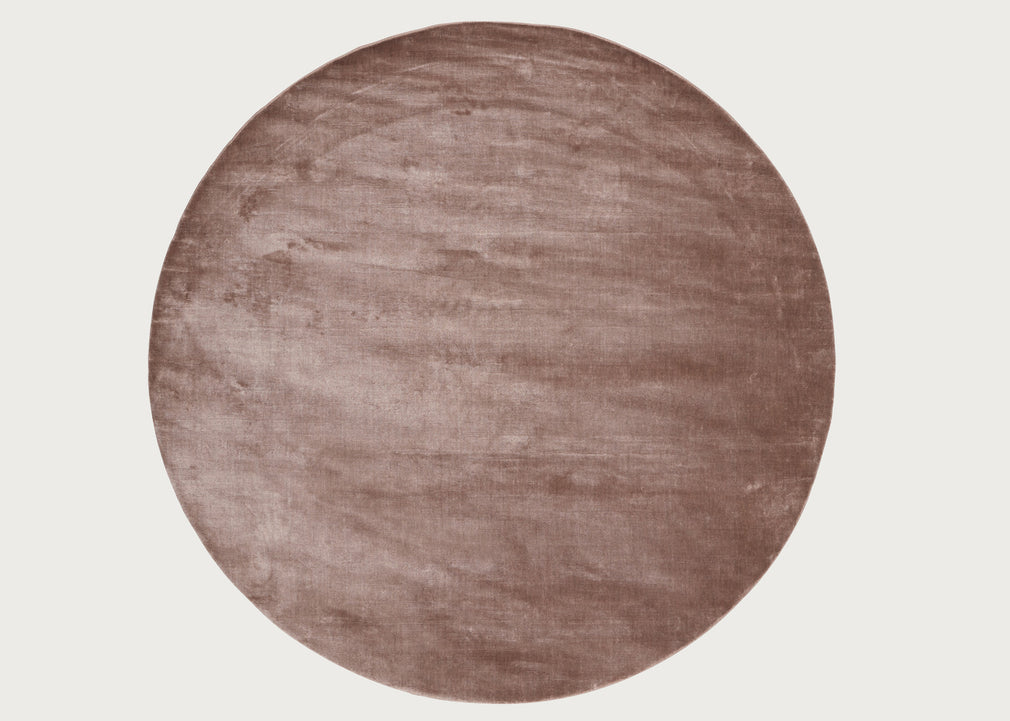 Lucens 200cm Round Rug Pink