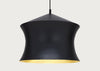 Beat LED Waist Pendant Light Black