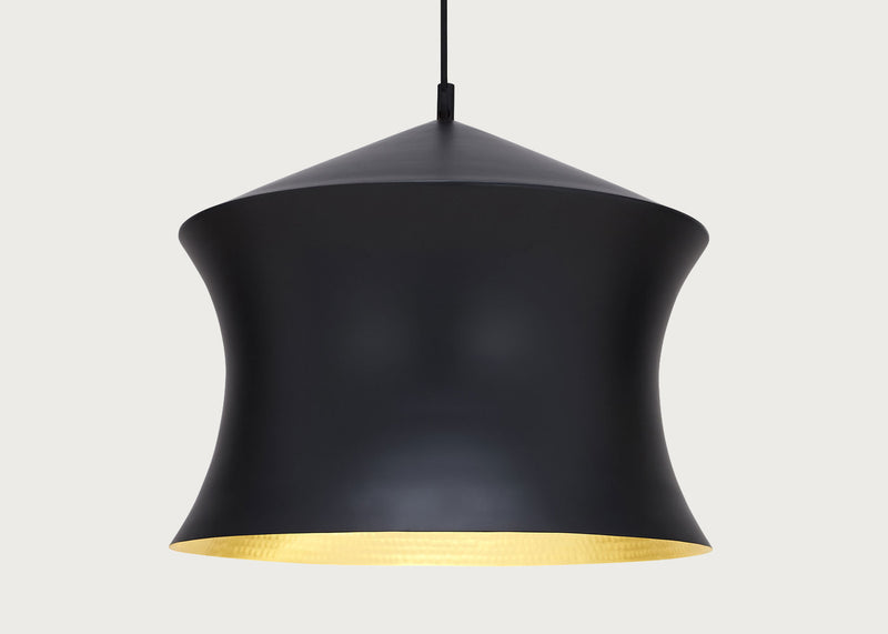 Beat LED Waist Pendant Light Black