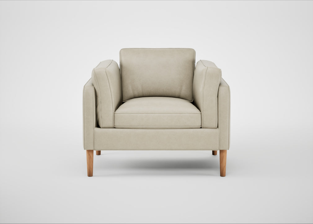 Sonno Armchair Leather Grain Storm 006 / Natural
