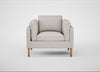 Sonno Armchair Linea Leather White 634 / Natural