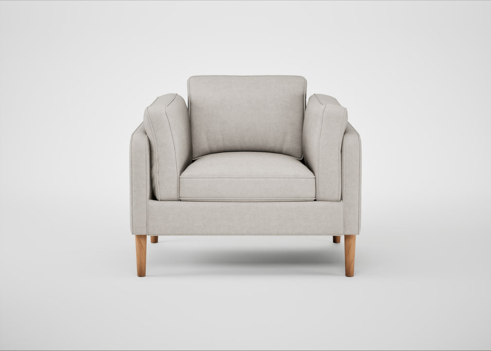 Sonno Armchair Linea Leather White 634 / Natural