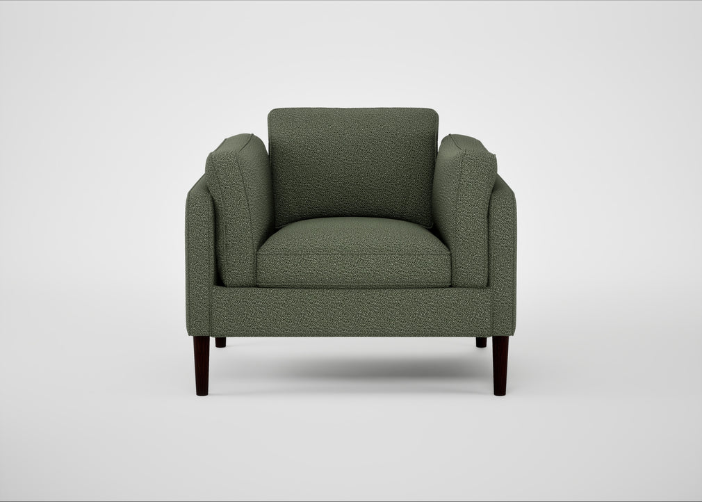 Sonno Armchair Loop Boucle Forest / Wenge Black