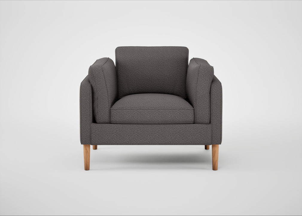 Sonno Armchair Loop Boucle Granite / Natural