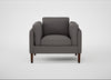 Sonno Armchair Loop Boucle Granite / Walnut