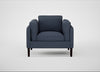 Sonno Armchair Loop Boucle Navy / Wenge Black