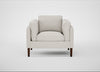Sonno Armchair Loop Boucle Polar / Walnut
