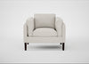 Sonno Armchair Loop Boucle Polar / Wenge Black