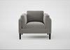 Sonno Armchair Nobilis Velvet Dolphin / Wenge Black